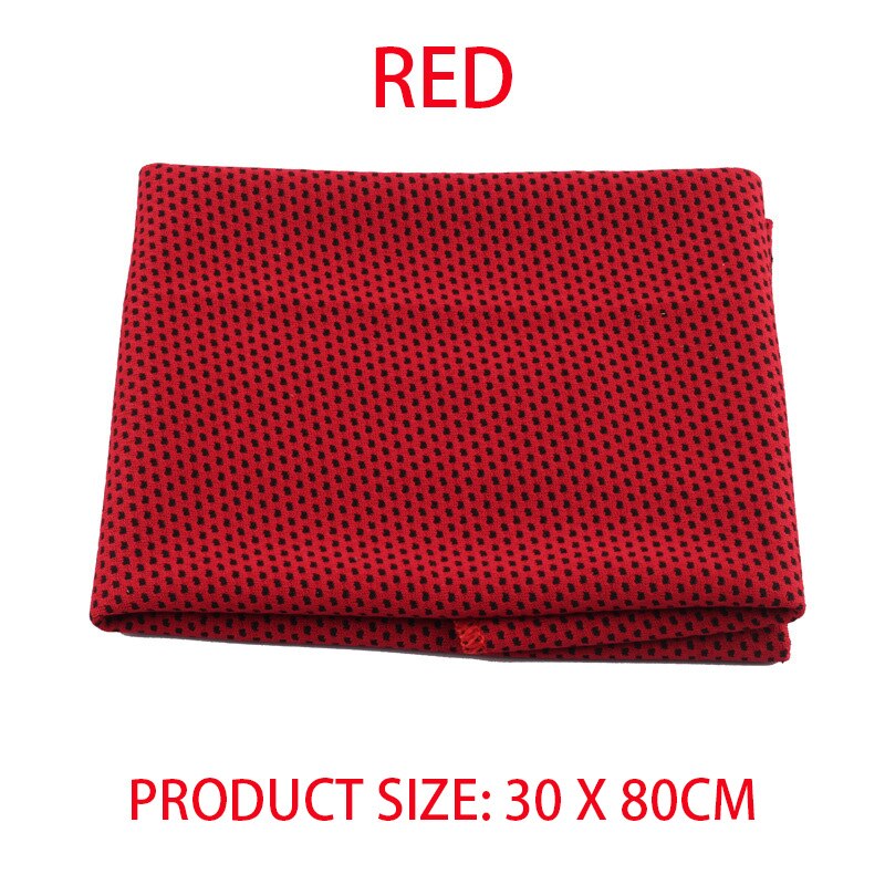 Gym Quick Drying Microfiber Towel Red