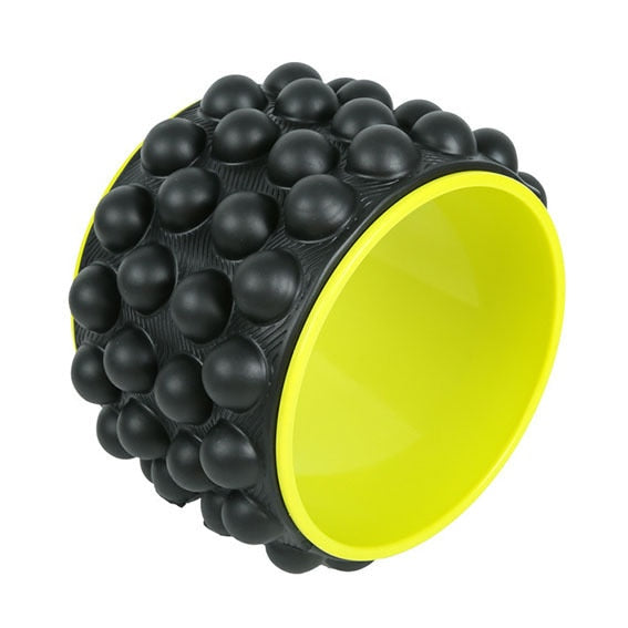 New Premium Foam Yoga Roller Black Yellow