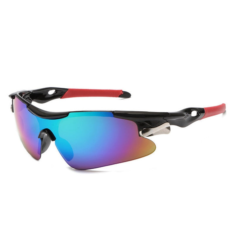 Outdoor Road Cycling Sun Glasses RED BLUE