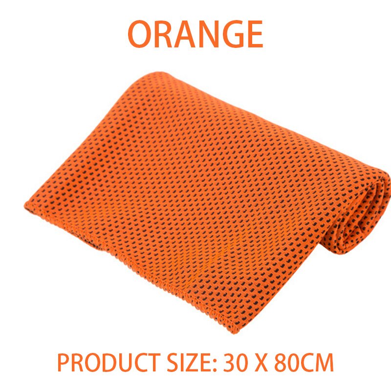 Gym Quick Drying Microfiber Towel Orange
