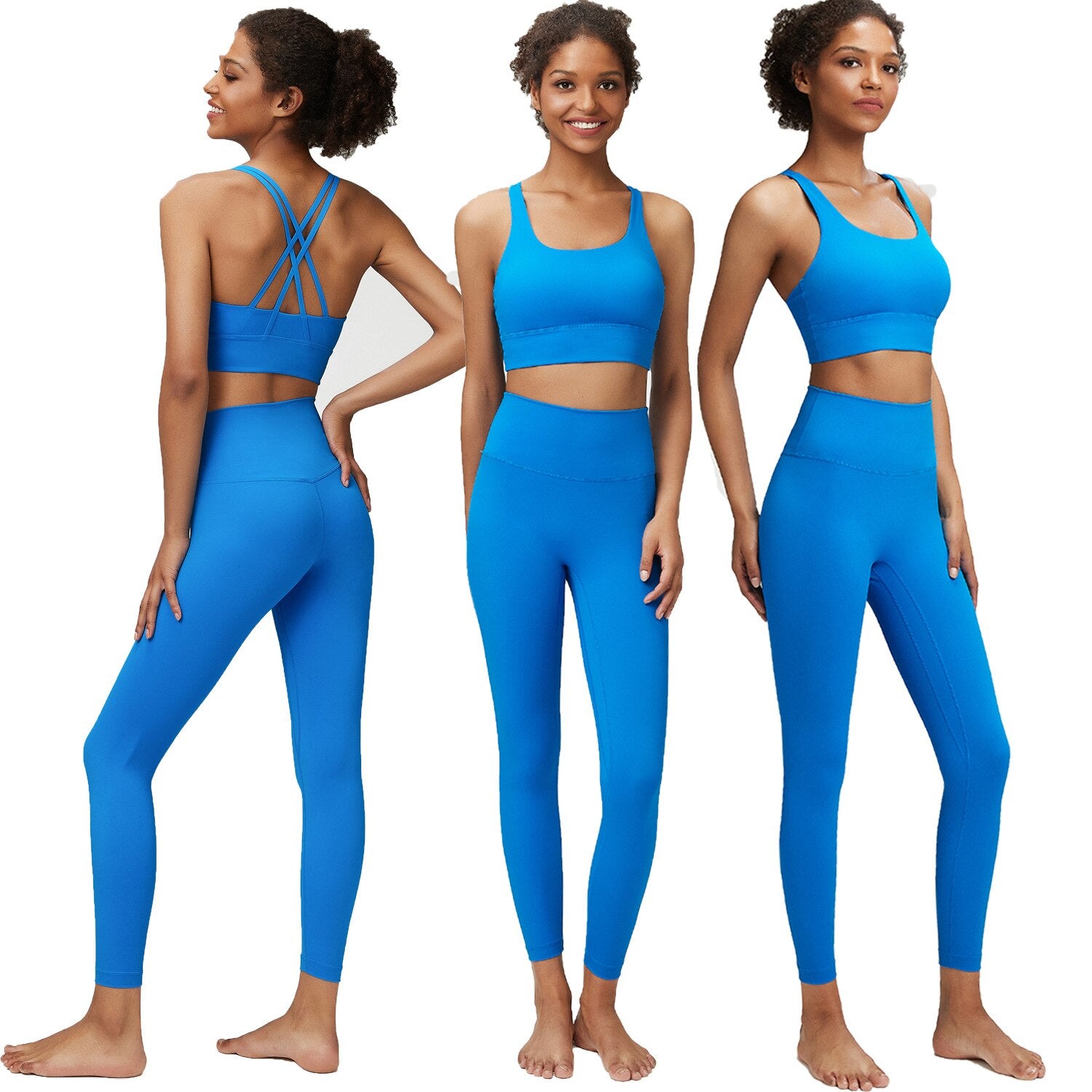 Seamless Women Yoga Sports Suits