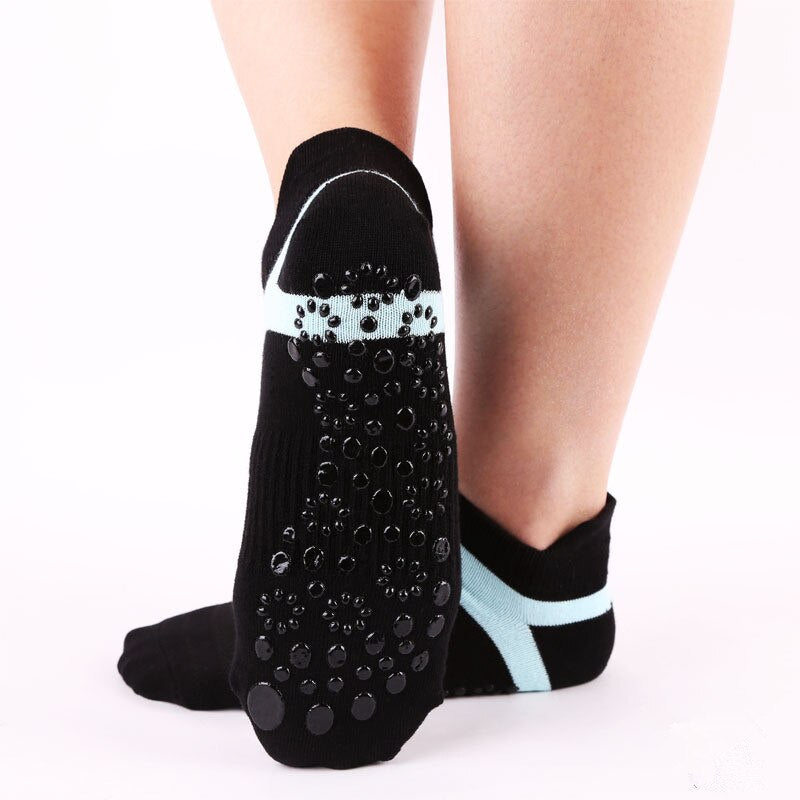 Non-Slip Round Head Yoga Socks D