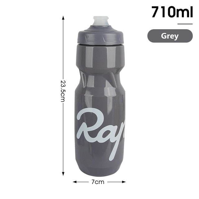 Fitness Running Lock Cup Water Bottle Grey 710ml