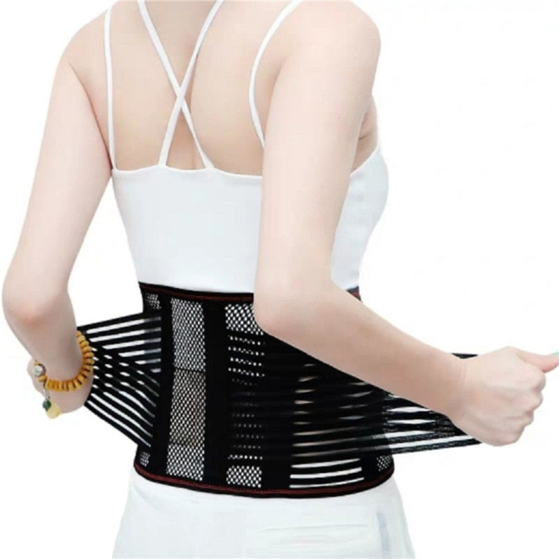 Black Adjustable Waist Trainer Belt