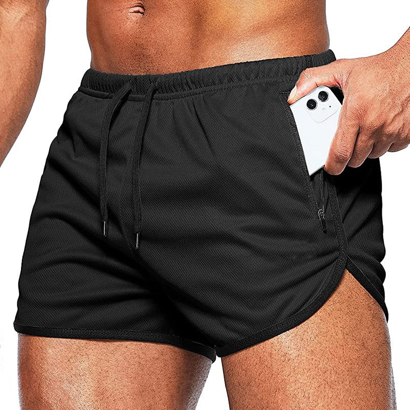 Summer Quick Dry Men Fitness Shorts black01