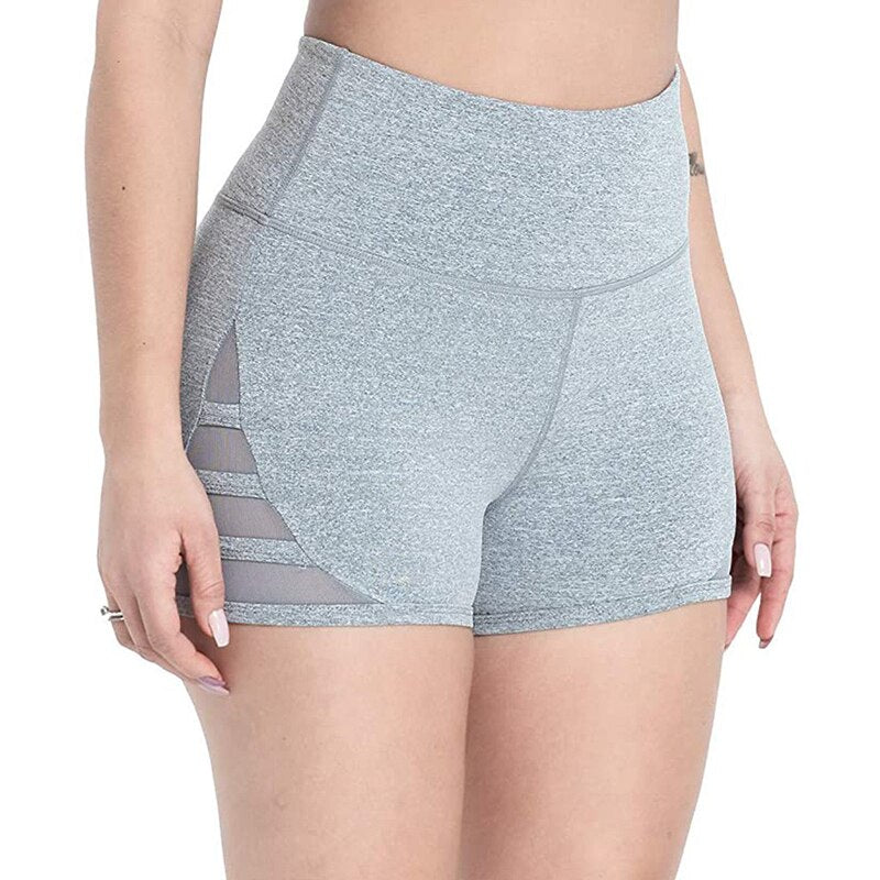 Women's Sexy Athletic Casual Gym Shorts Light grey