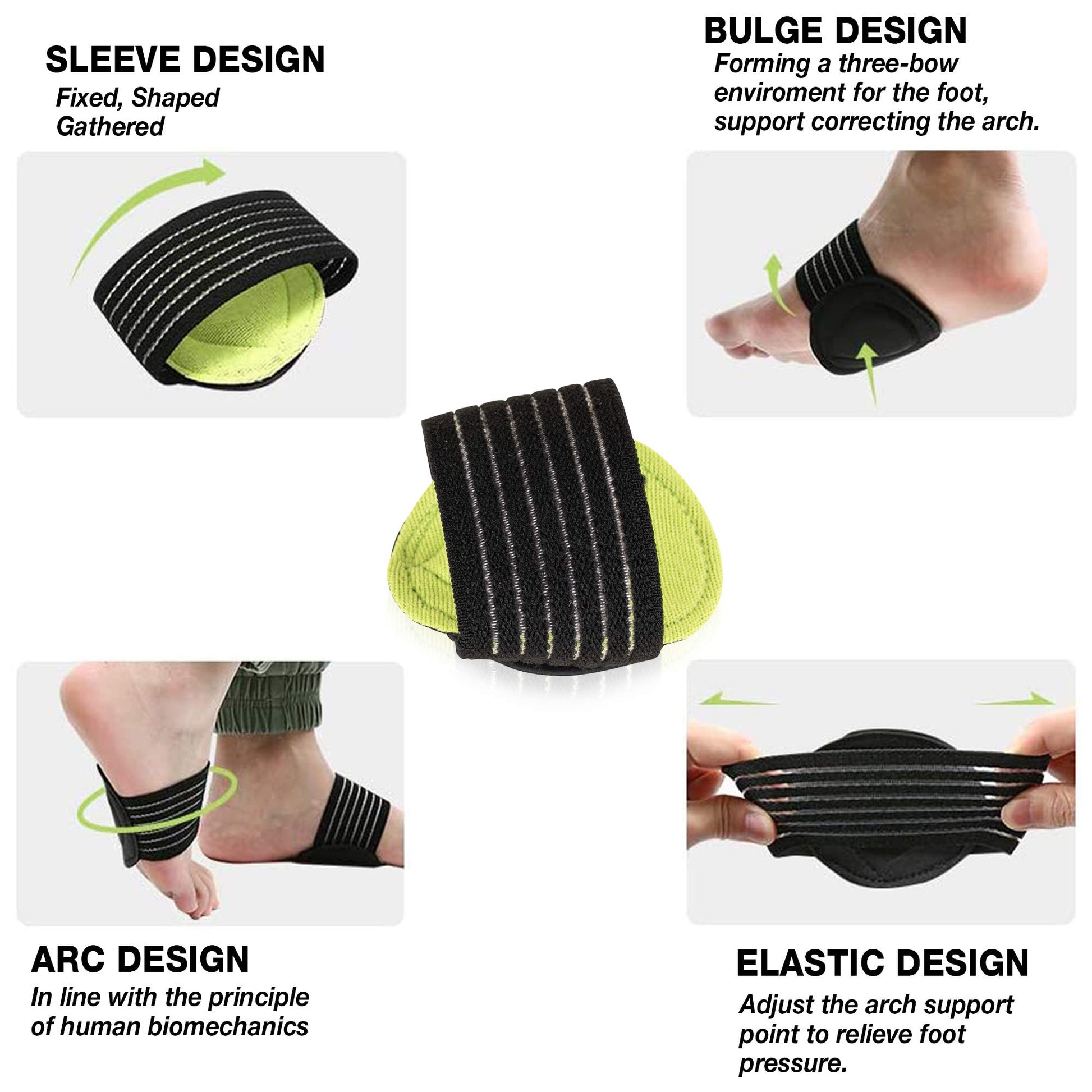 1 Pair Arch Support Brace