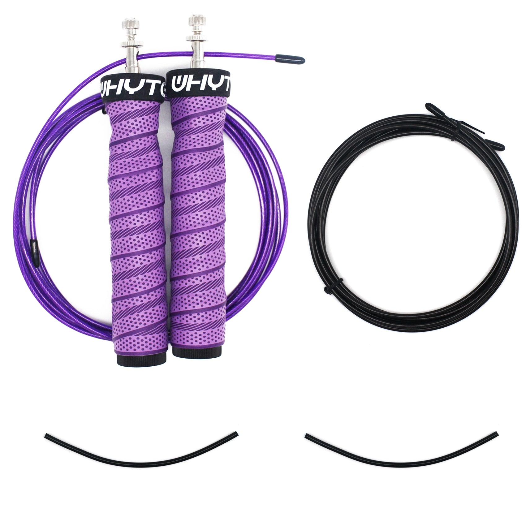 Double Unders Speed Skipping Rope Purple-2 Rope