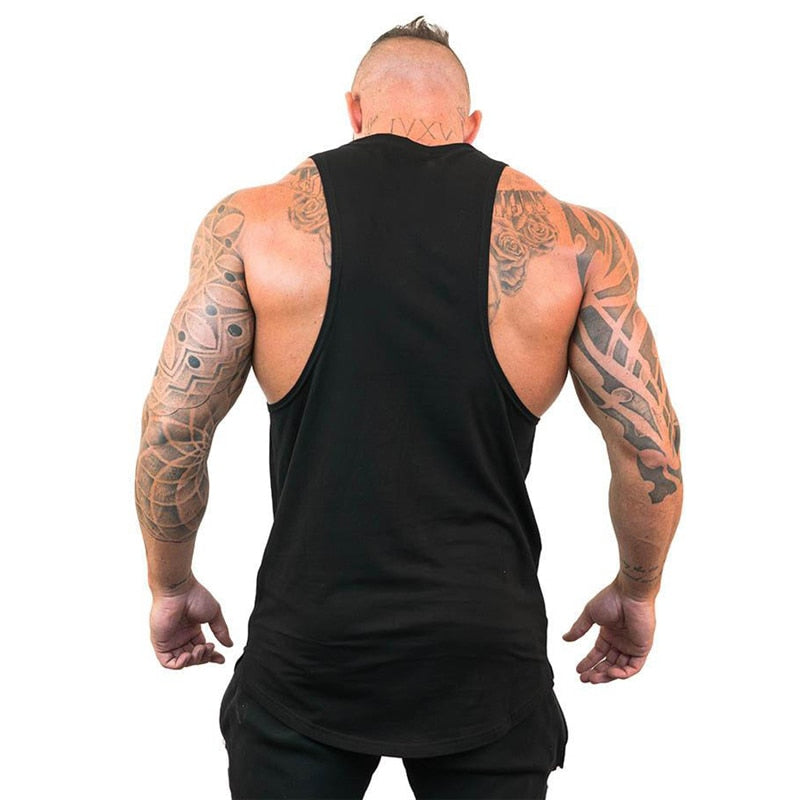 Men Fitness Stringer Tank Top