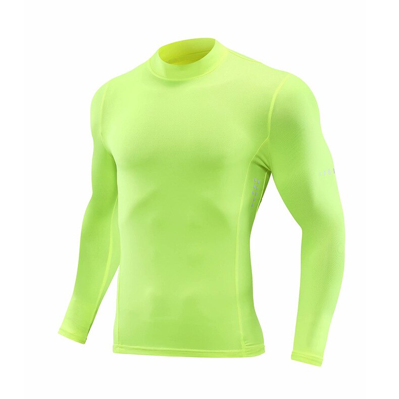 Men Workout Long Sleeve T-shirt green