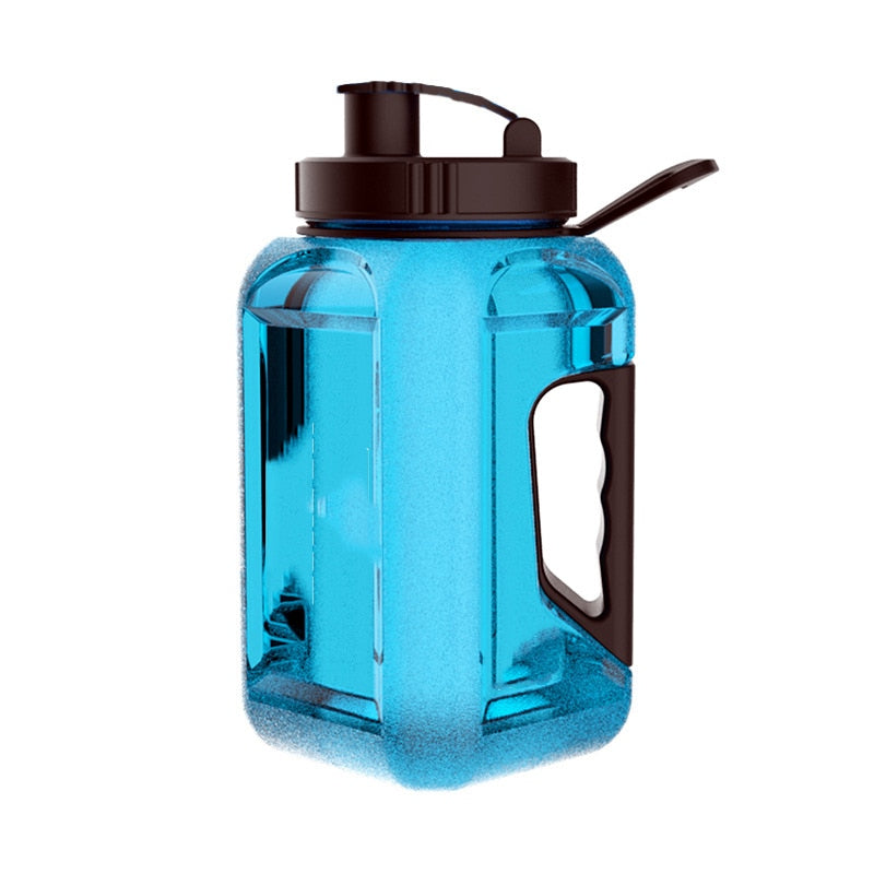 Blue Sports Kettle Large Water Bottle 2.4L Blue