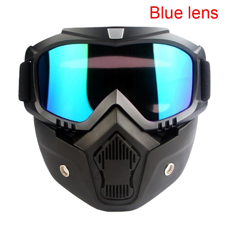 Bicycle Tactical Goggle Glasses Mask BL