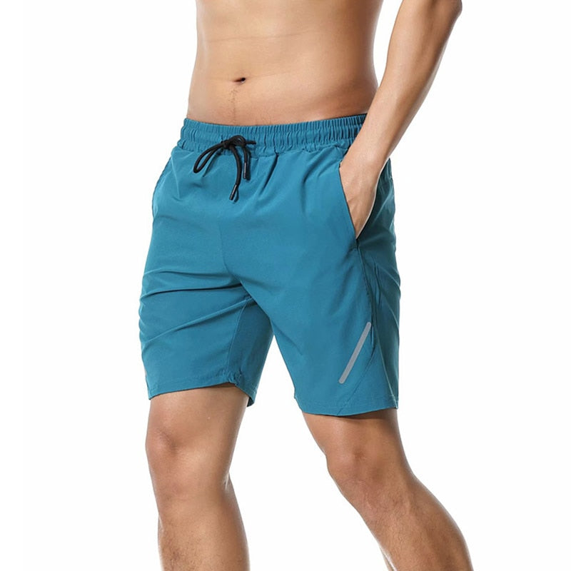 Men Gym Wear Fitness Workout Shorts Green