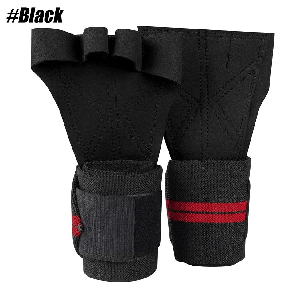 Gym Weight Lifting Gloves Black