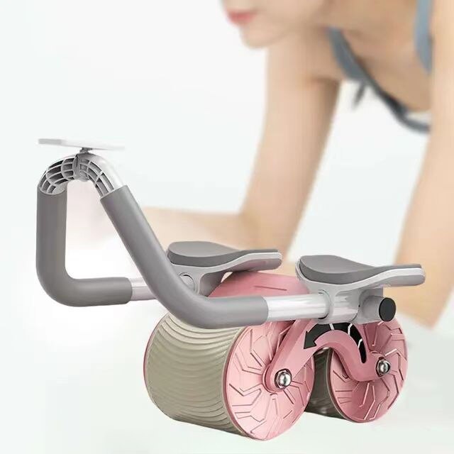 Fitness Abdominal Workout Abs Wheel Pink