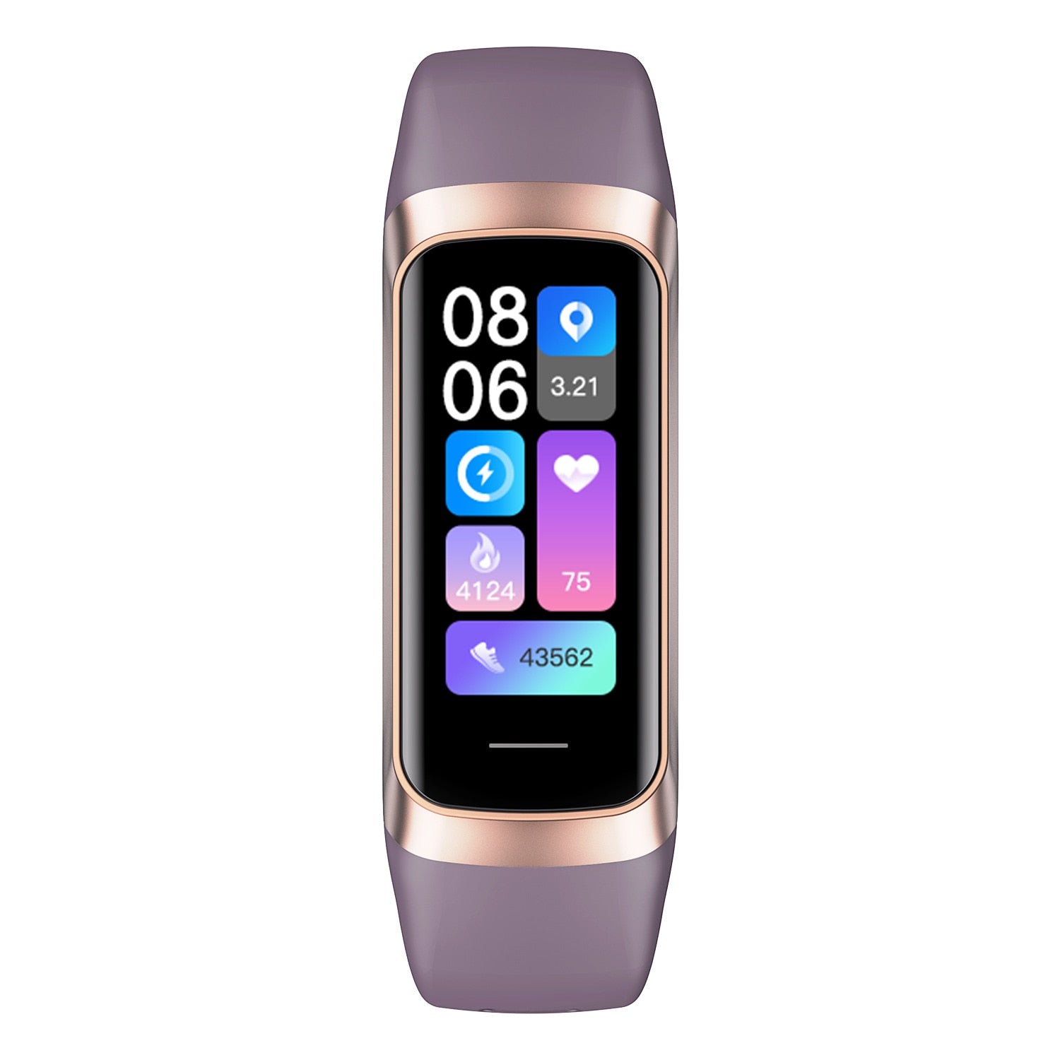 Stylish Fitness Smart Watch Purple