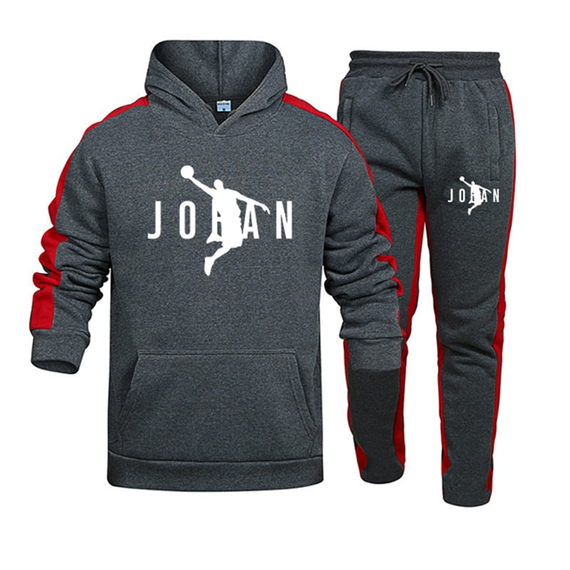 Men Sportswear Hoodie Sets