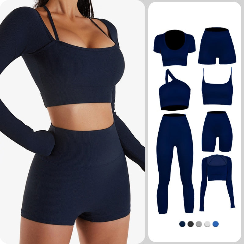 Two Piece Yoga Long Sleeve Tracksuit