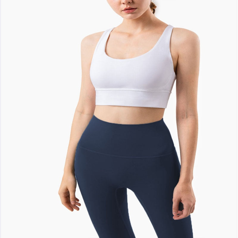 Noble Western Active Wear Yoga Set white navy set