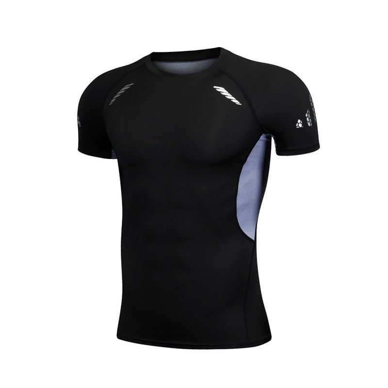 Mens Sport Fitness Compression Shirt