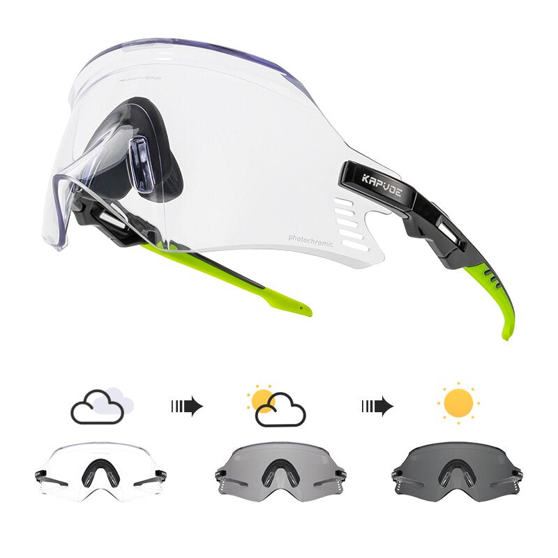 Photochromic bike cycling Sunglasses 07 Photochromic-1lens