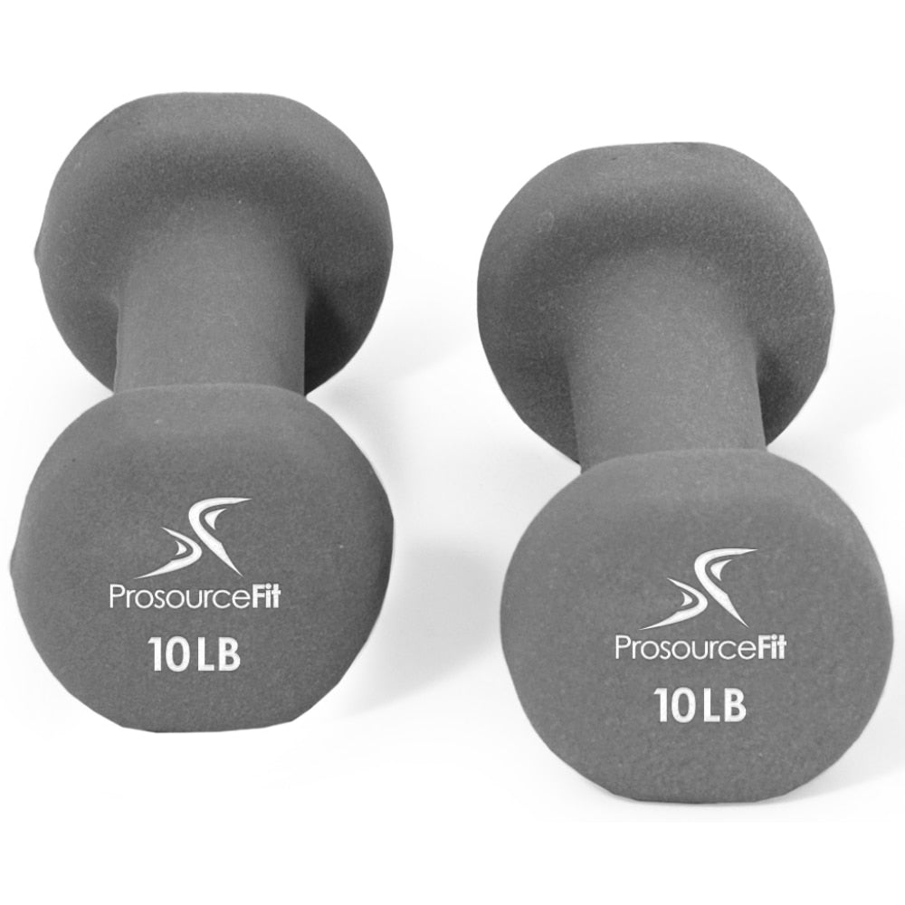 Gym 10 Lb Neoprene Dumbbells