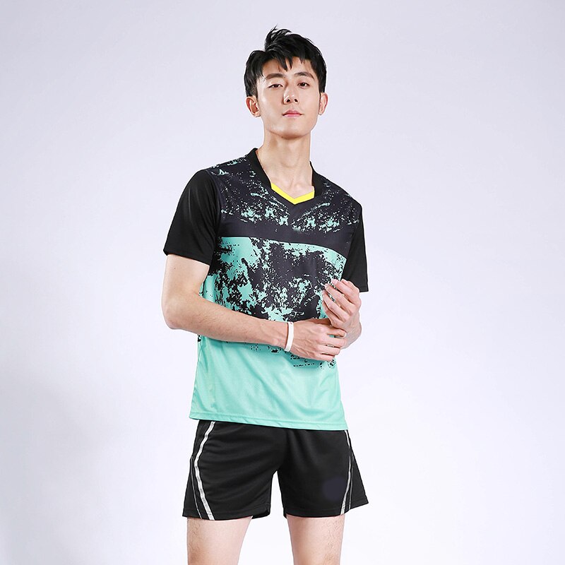 New Unisex Tennis Shirts Green (set)