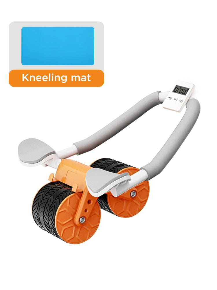 Ab Roller Wheel with Elbow Support Orange