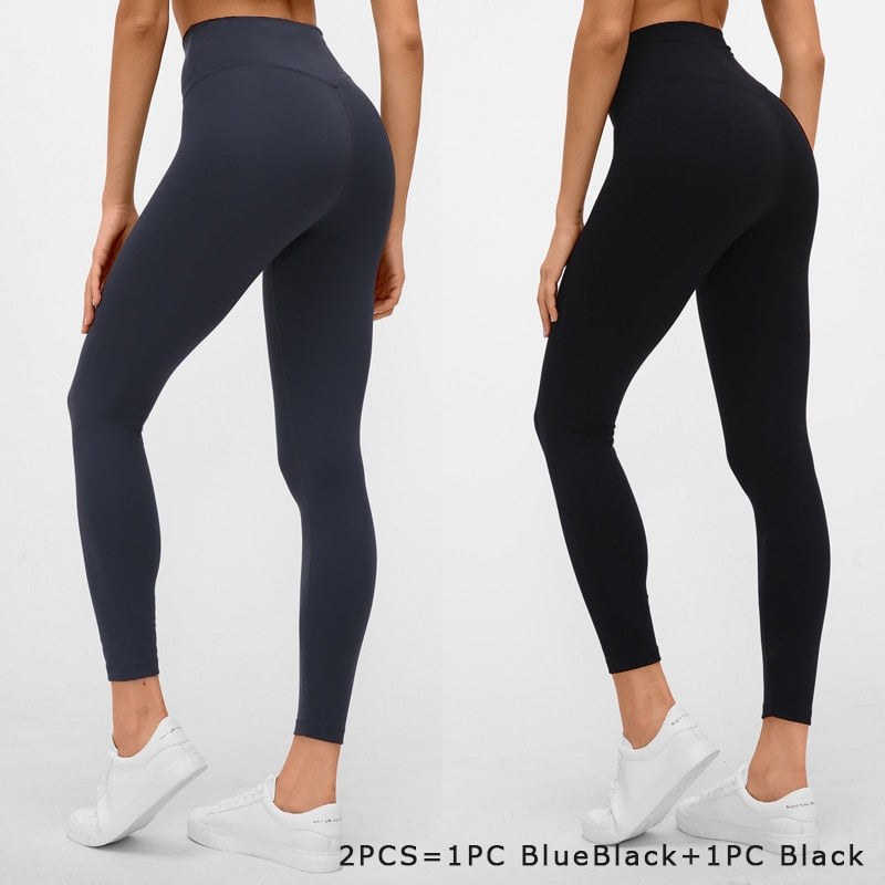 Women No Front Squat Proof Leggings 2PCS-SET 1