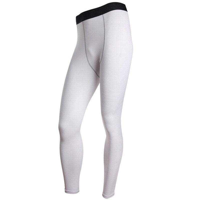 Men Compression Leggings white01