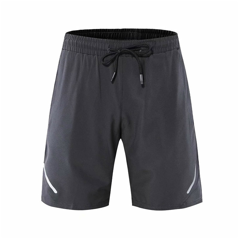 Men Gym Wear Fitness Workout Shorts Gray