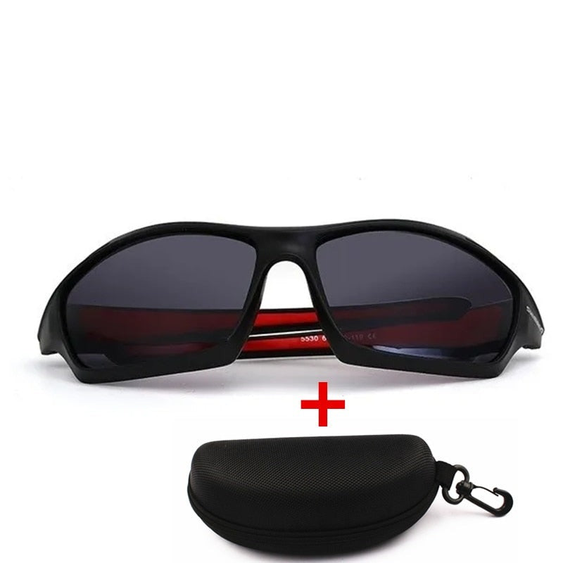 Men Fishing Cycling Sunglasses black including box