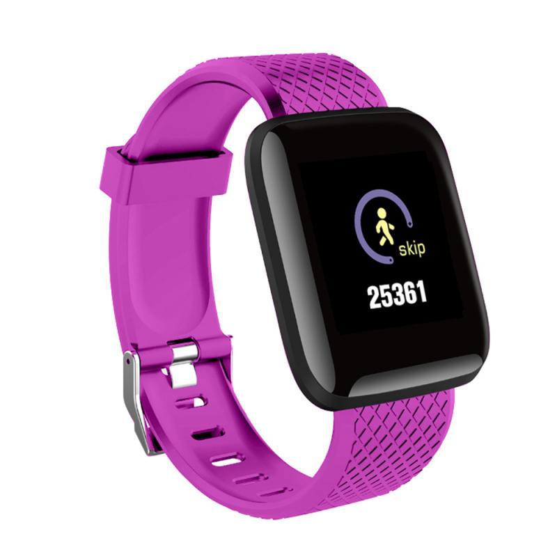 Health Monitor Fitness Tracker Purple