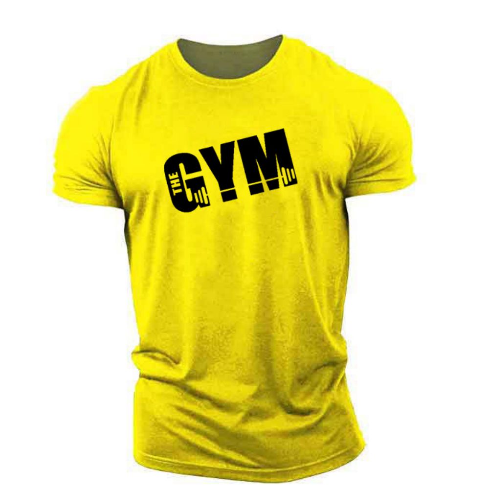 Men 3d GYM Muscle Pattern Tops