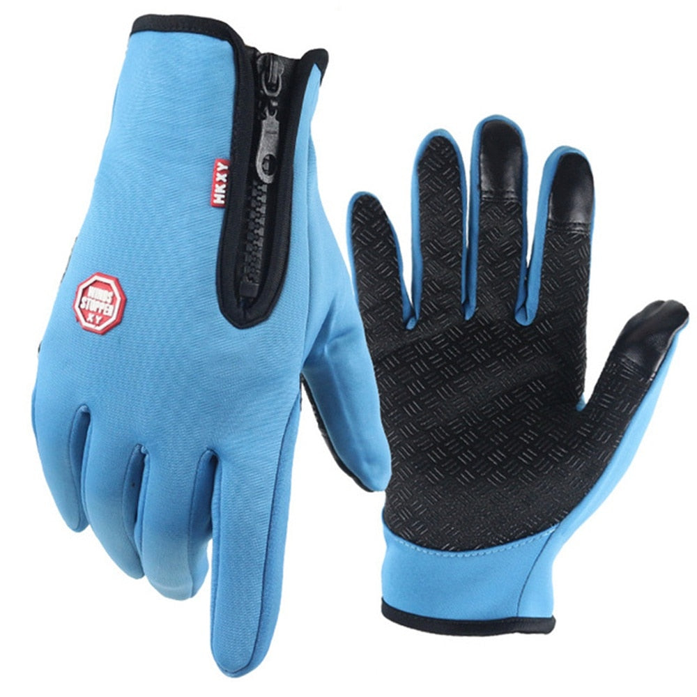 Cycling Touchscreen Gloves 23019-Sky Blue