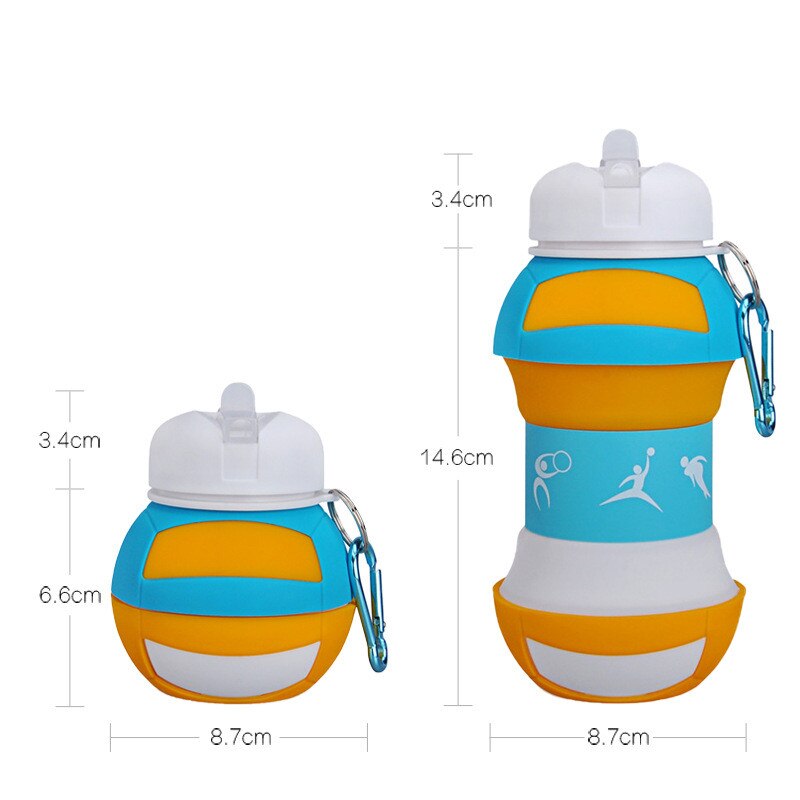 Sports Silicone Fold Wate Bottle