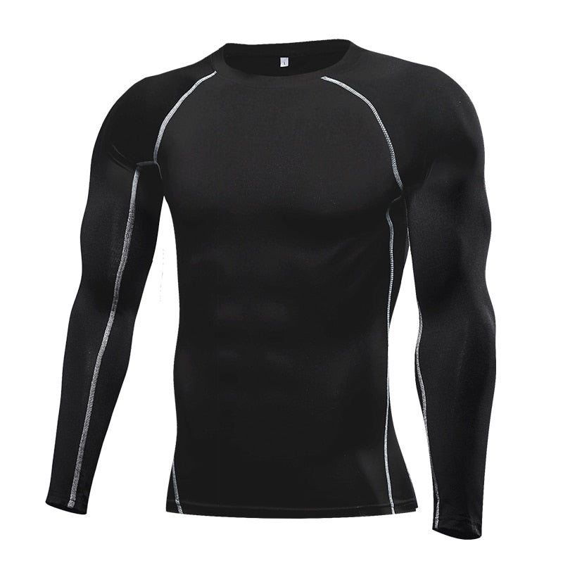 Mens Sport Fitness Compression Shirt