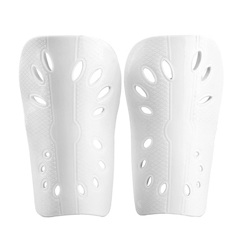 1 Pair Football Shin Pads White