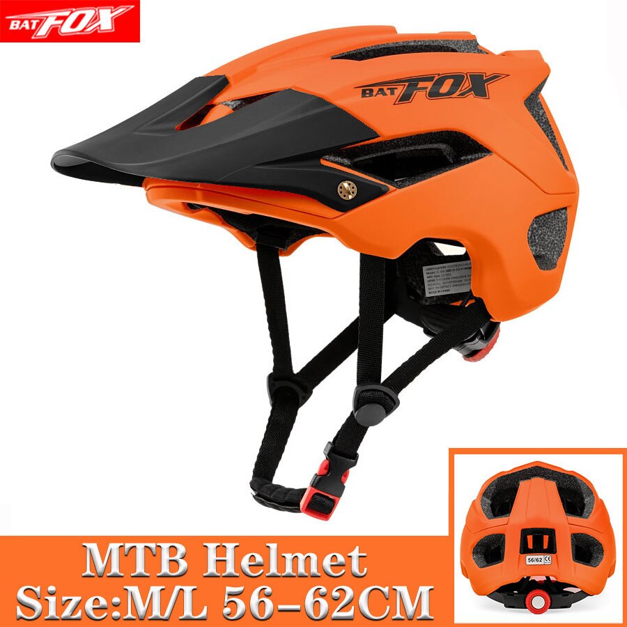 Men Women bicycle helmet 5002-orange black L56-62CM