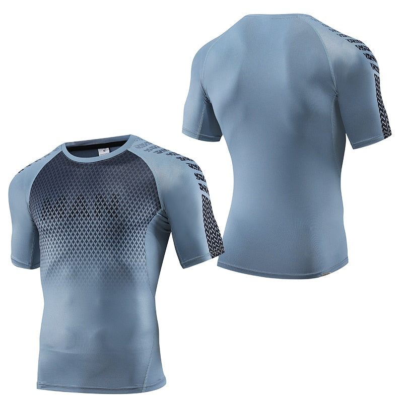 Mens Sport Fitness Compression Shirt