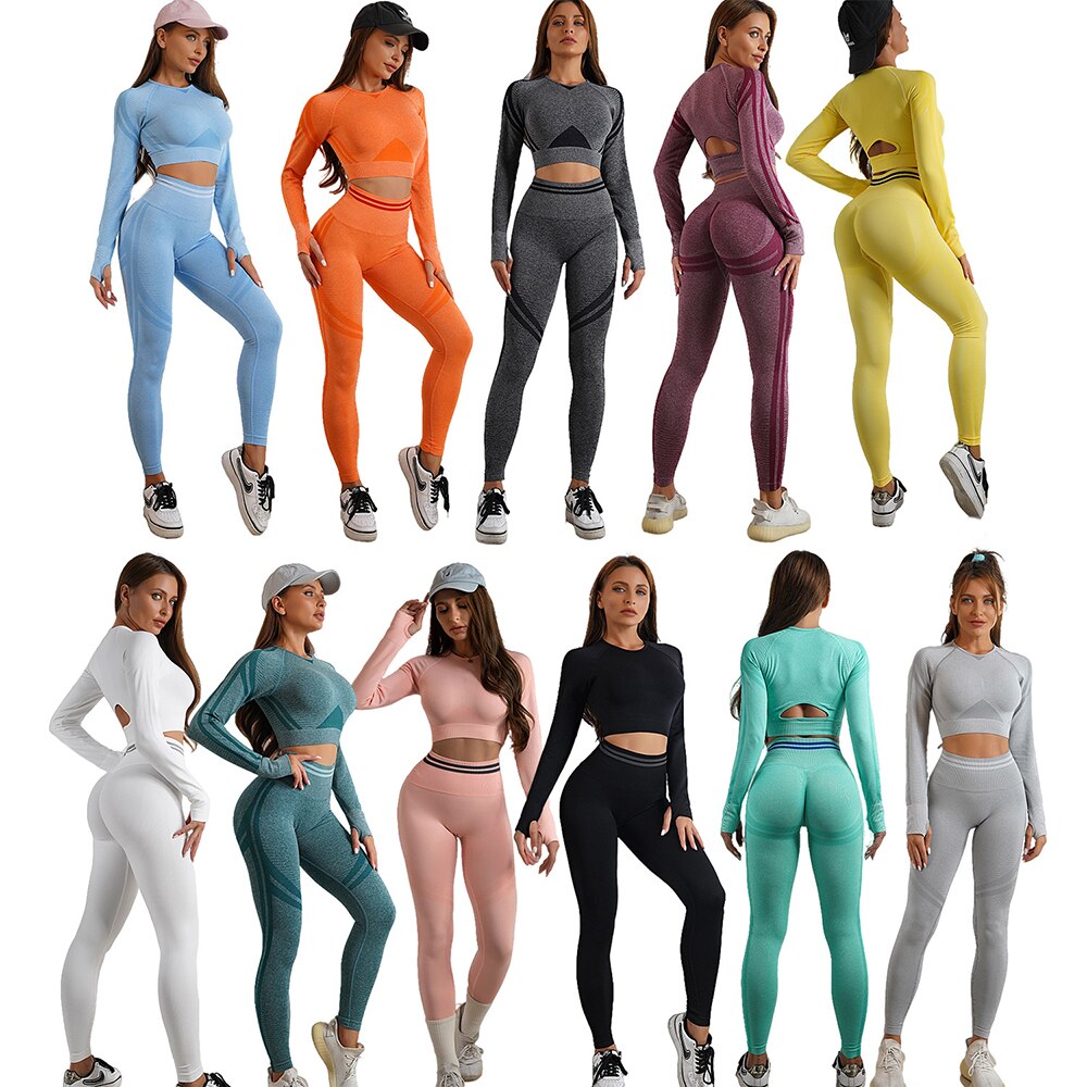 High Waist Seamless Yoga Sets