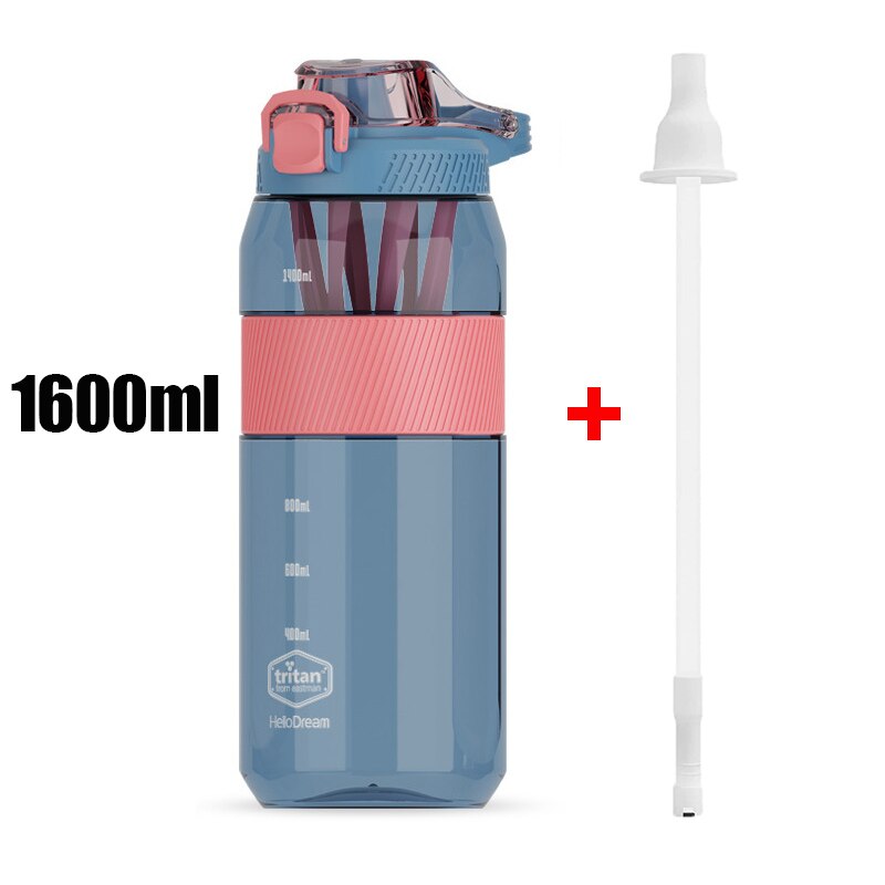 Portable Tritan Shaker Bottle Blue 1600ml China