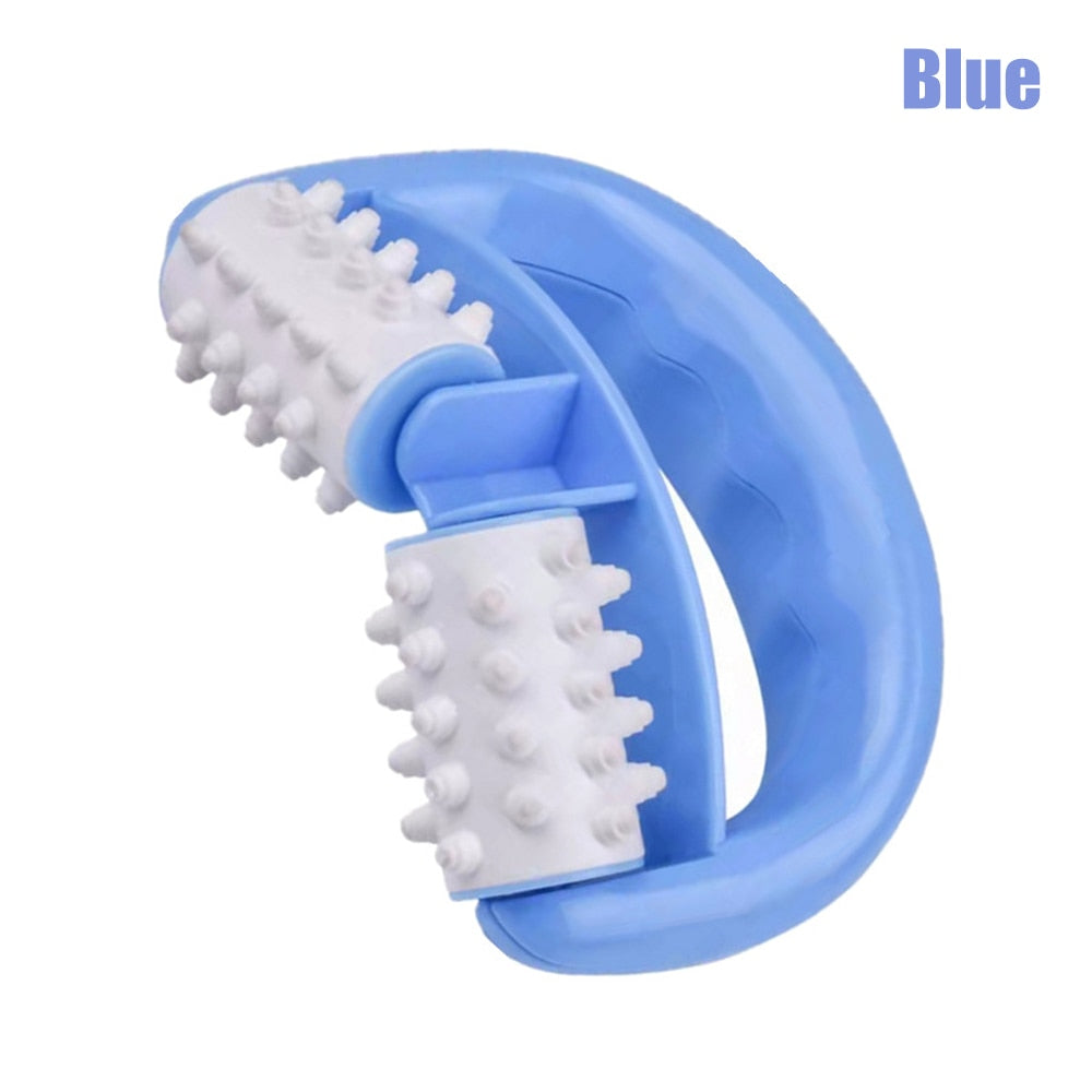 Fitness Back Massage Exercise Roller Blue