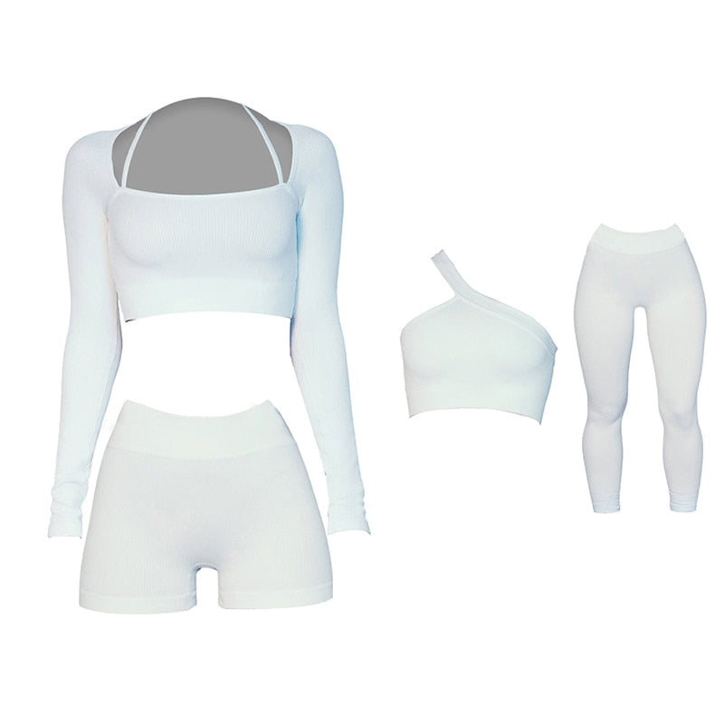 Two Piece Yoga Long Sleeve Tracksuit