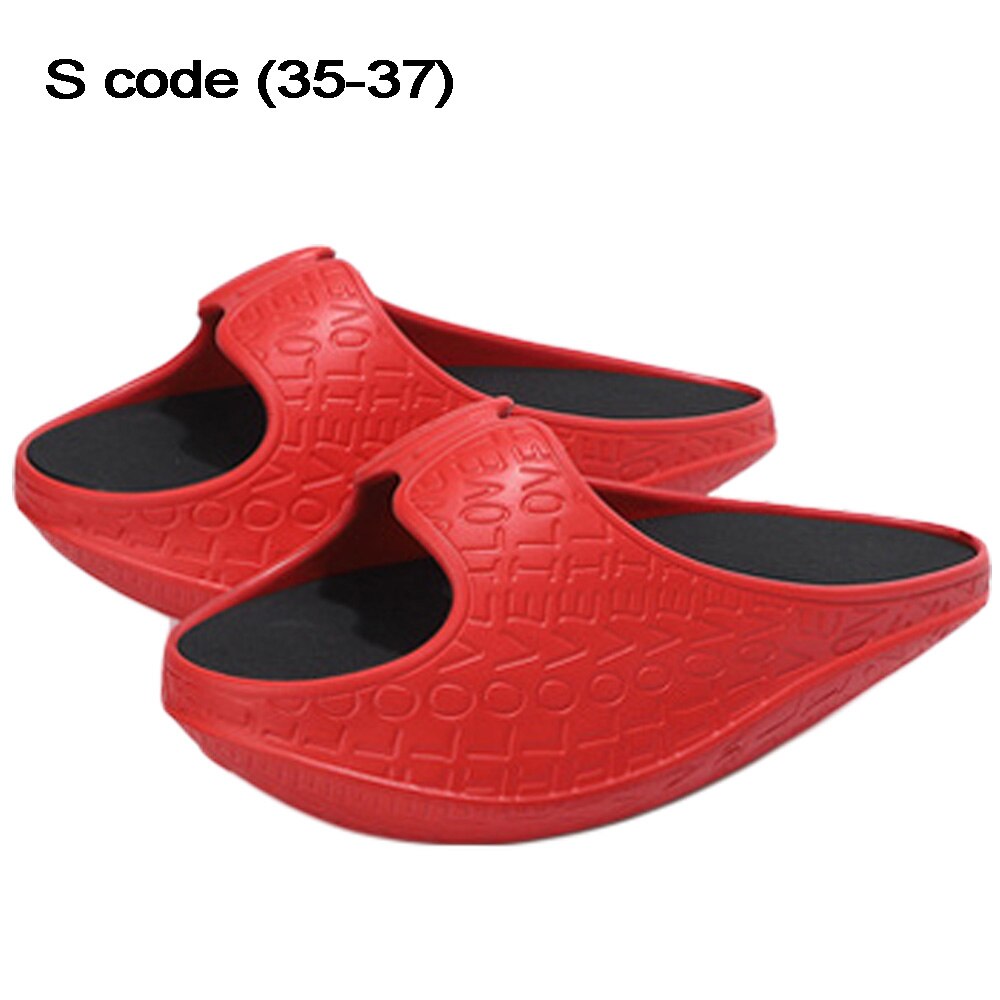 Sports Fitness Swing Balance Slippers Shoes Red-S