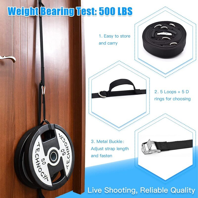 Home Fitness Door Anchor Strap