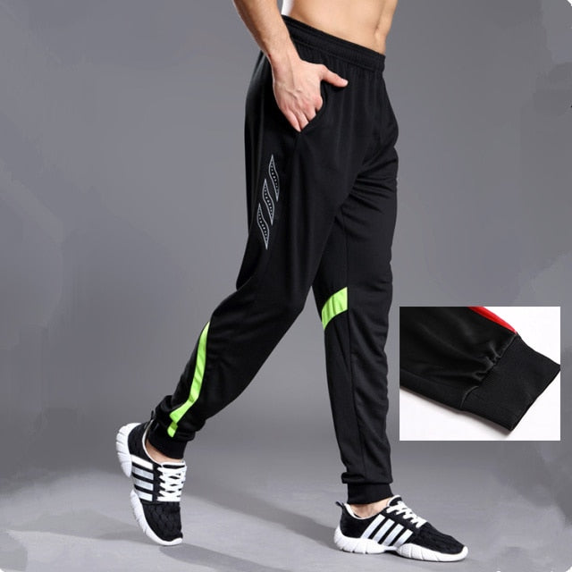 Men Running Sport Pants Green 2