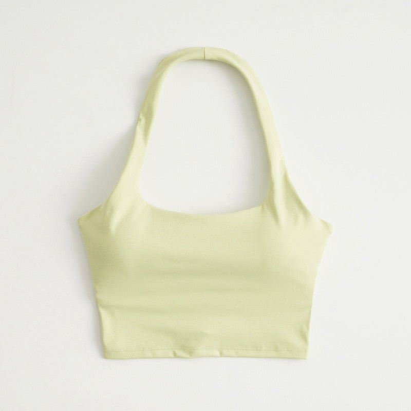 Sexy Halter Padded Athletic Sport Bra