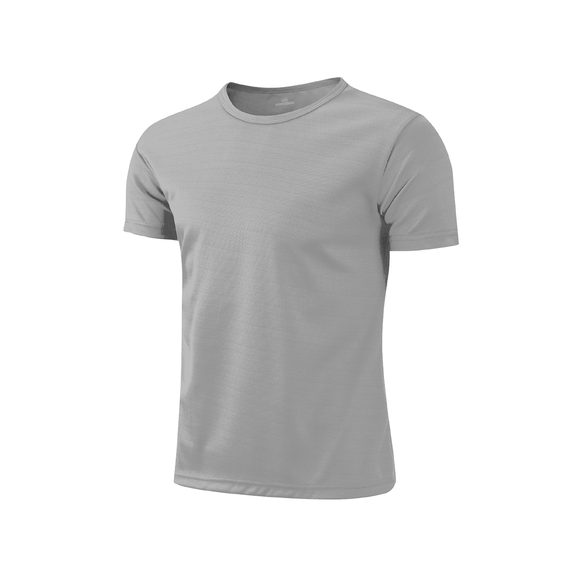 Quick-drying Round Neck Sport T-shirt gray China|Pack of 1