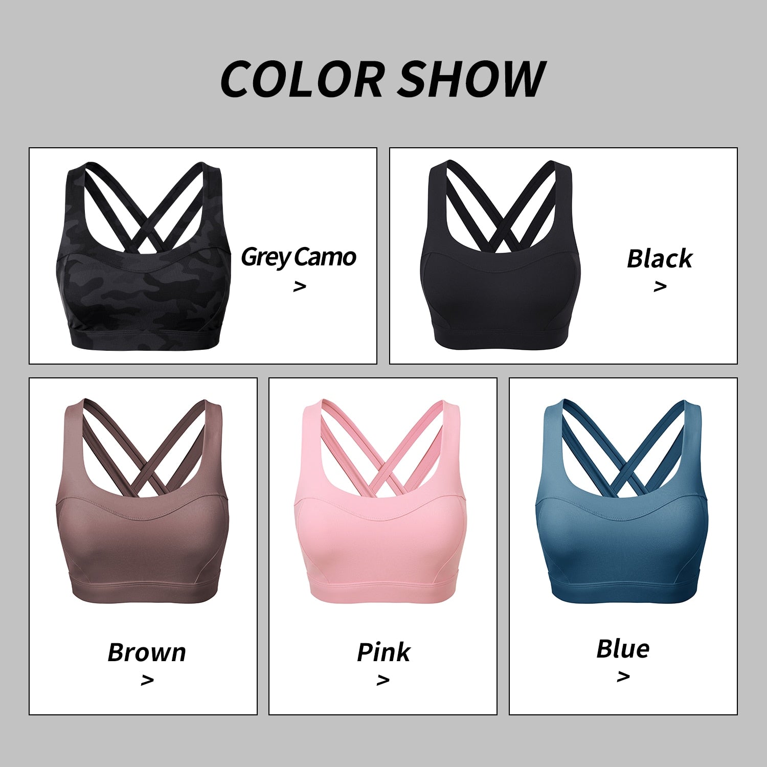 Women's Sexy Stappy Sports Bras